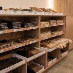 Hair extension storage and inventory organization in a salon back room